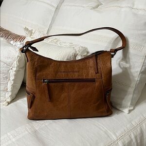 Brown Leather Shoulder Bag
